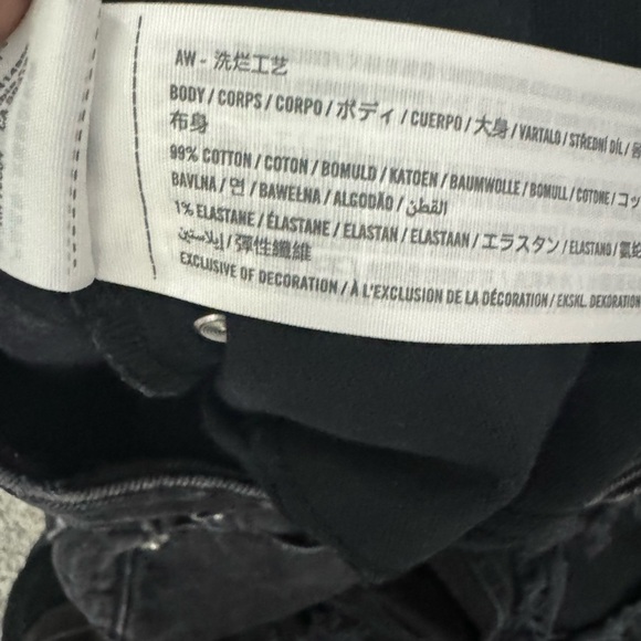 Abercrombie & Fitch Curve Love High Rise Mom Jeans Size 26 - Picture 4 of 4